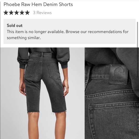 Phoebe Raw Hem Denim Short - Picture 8 of 16